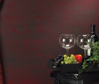 Wine caddy with 2 glasses and grapes